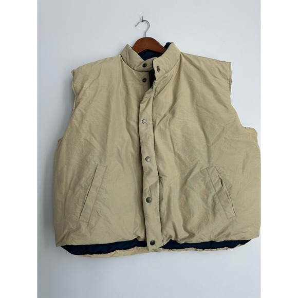 VTG American Rifleman Mens Reversible Goose Down Puffer Vest NRA Large - Picture 2 of 11